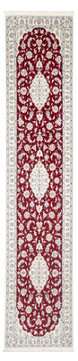 Alfombra de pasillo Alfombra Persa - Nain - Prima - 351 x 85 cm - rojo