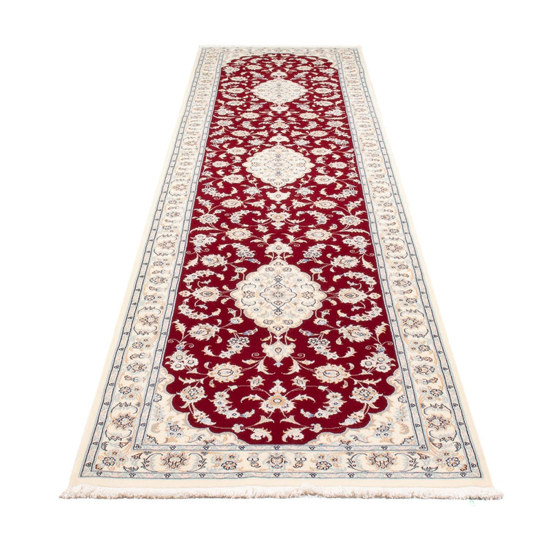 Alfombra de pasillo Alfombra Persa - Nain - Prima - 351 x 85 cm - rojo