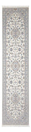 Alfombra de pasillo Alfombra Persa - Nain - Prima - 304 x 80 cm - crema
