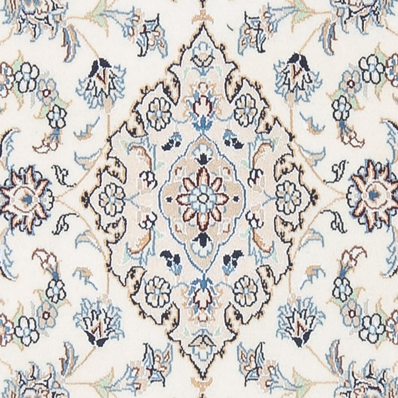 Alfombra de pasillo Alfombra Persa - Nain - Prima - 304 x 80 cm - crema