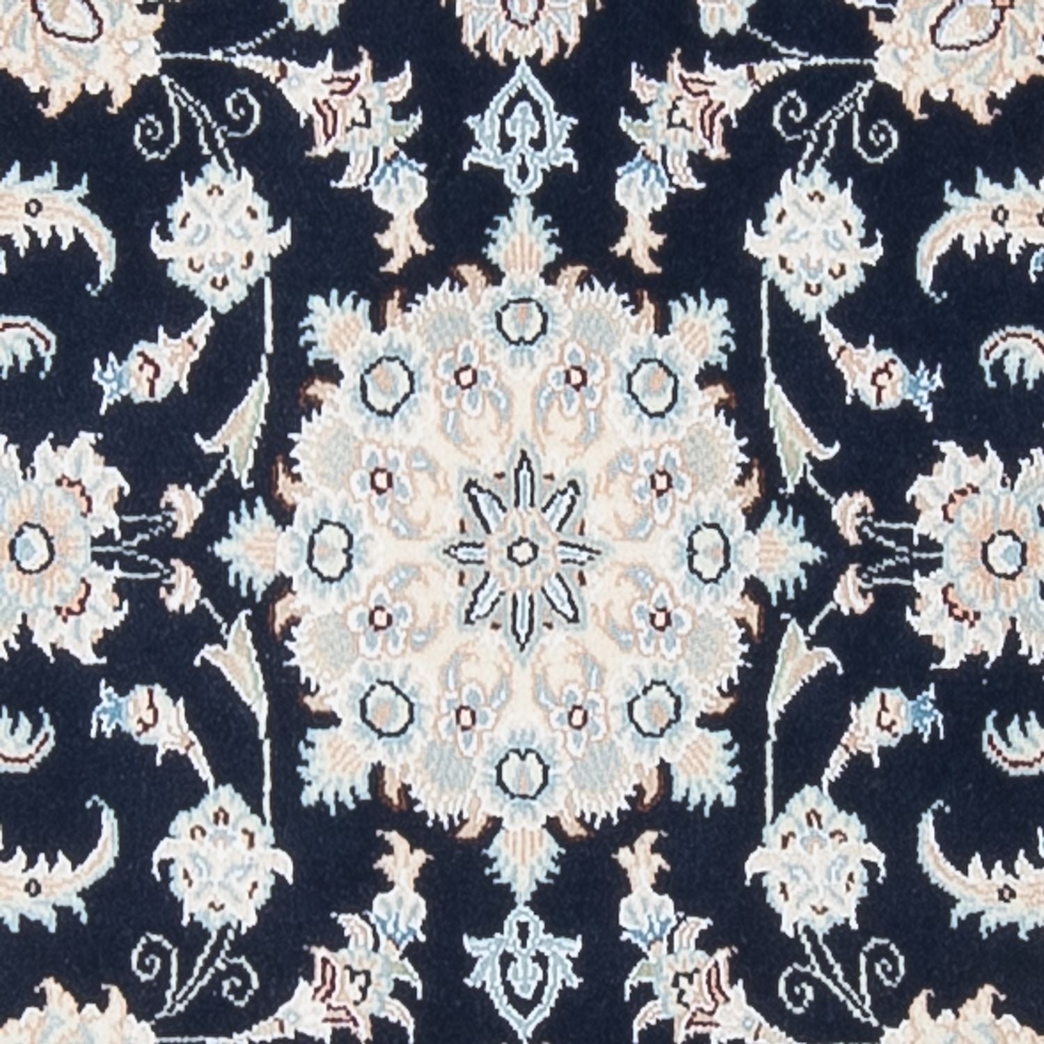 Alfombra de pasillo Alfombra Persa - Nain - Prima - 296 x 81 cm - azul oscuro