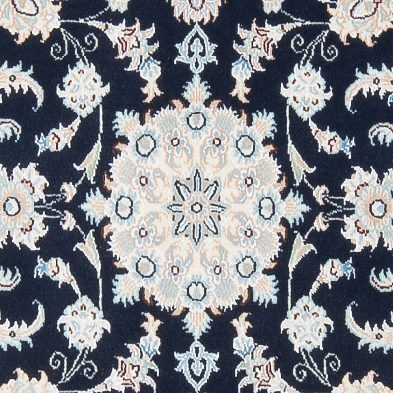 Alfombra de pasillo Alfombra Persa - Nain - Prima - 296 x 81 cm - azul oscuro