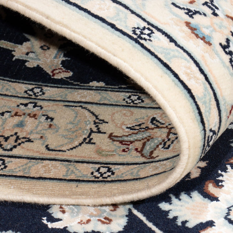 Alfombra de pasillo Alfombra Persa - Nain - Prima - 296 x 81 cm - azul oscuro