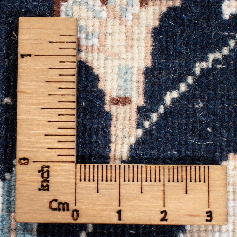 Alfombra de pasillo Alfombra Persa - Nain - Prima - 296 x 81 cm - azul oscuro