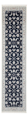 Alfombra de pasillo Alfombra Persa - Nain - Prima - 301 x 82 cm - azul oscuro