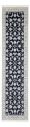 Alfombra de pasillo Alfombra Persa - Nain - Prima - 301 x 82 cm - azul oscuro