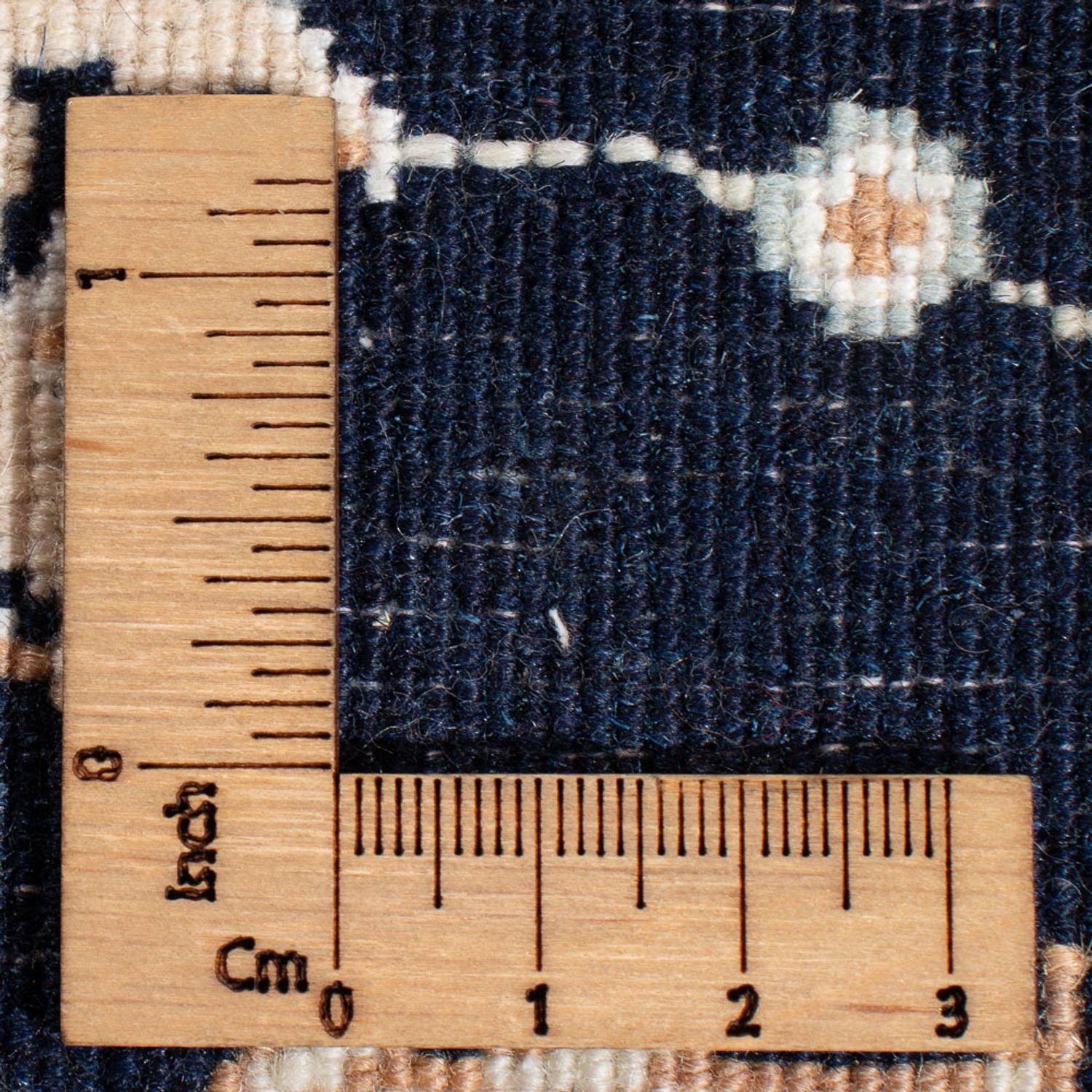 Alfombra de pasillo Alfombra Persa - Nain - Prima - 400 x 90 cm - azul oscuro