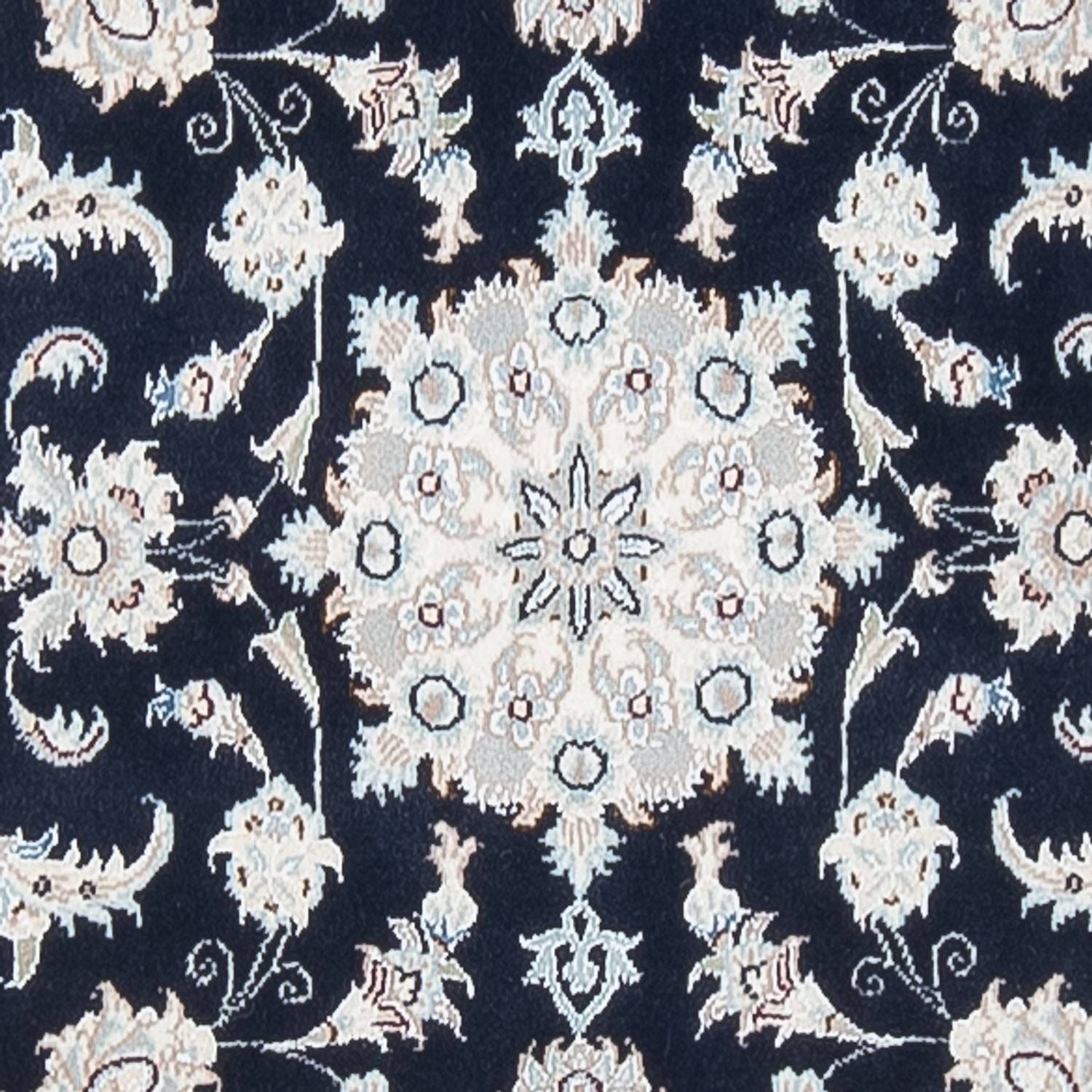 Alfombra de pasillo Alfombra Persa - Nain - Prima - 294 x 80 cm - azul oscuro