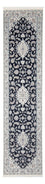 Alfombra de pasillo Alfombra Persa - Nain - Prima - 299 x 84 cm - azul oscuro