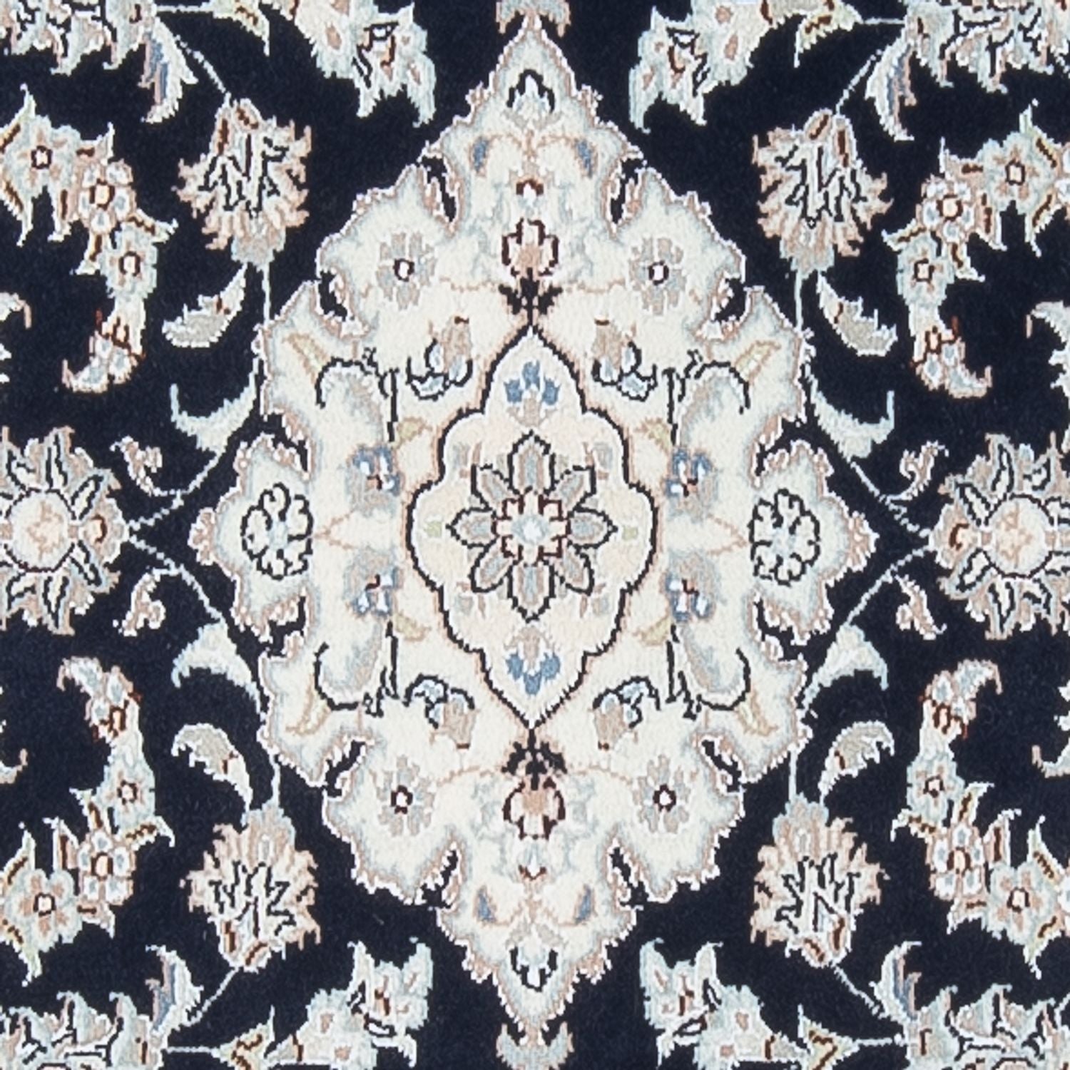 Alfombra de pasillo Alfombra Persa - Nain - Prima - 299 x 84 cm - azul oscuro