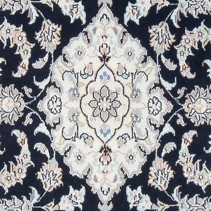 Alfombra de pasillo Alfombra Persa - Nain - Prima - 299 x 84 cm - azul oscuro