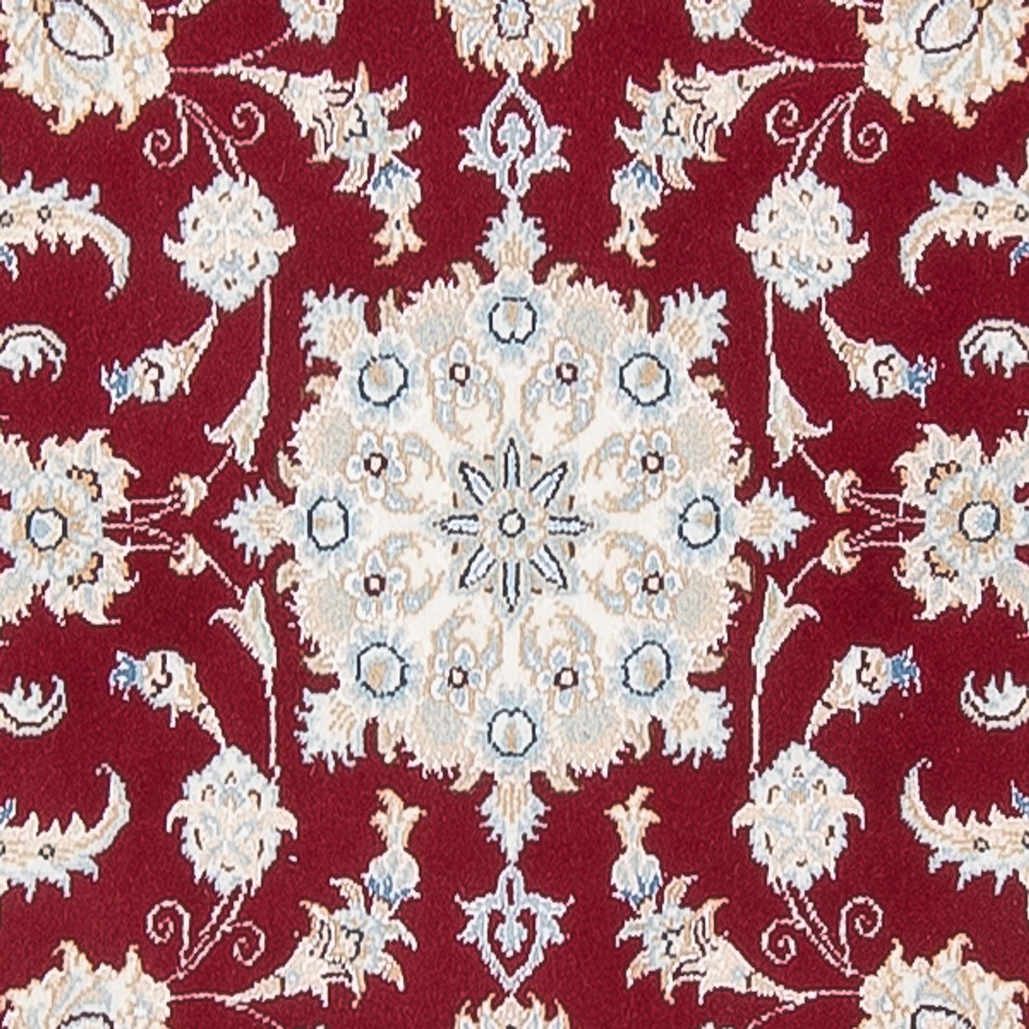 Alfombra de pasillo Alfombra Persa - Nain - Prima - 302 x 82 cm - rojo