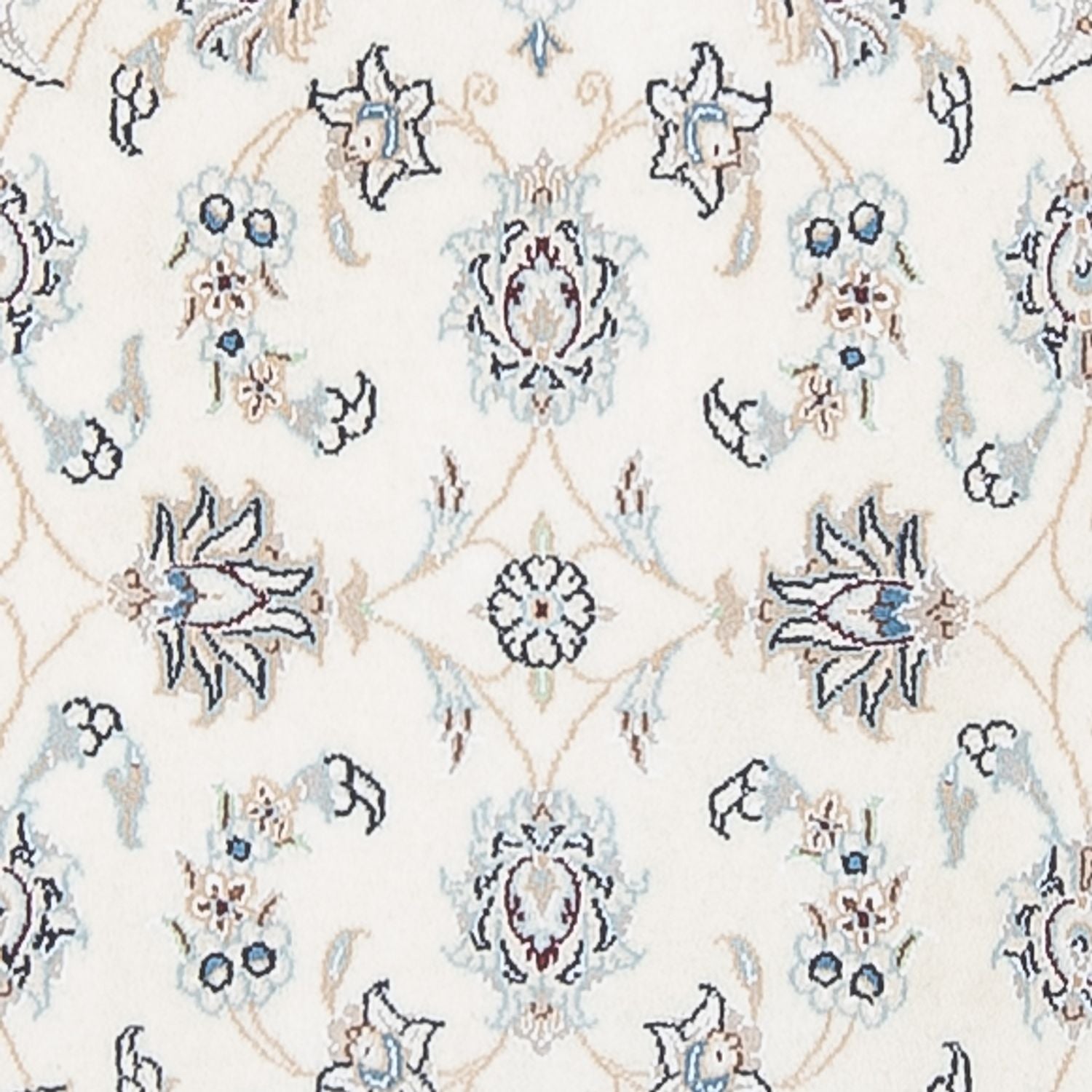 Alfombra de pasillo Alfombra Persa - Nain - Prima - 292 x 81 cm - crema