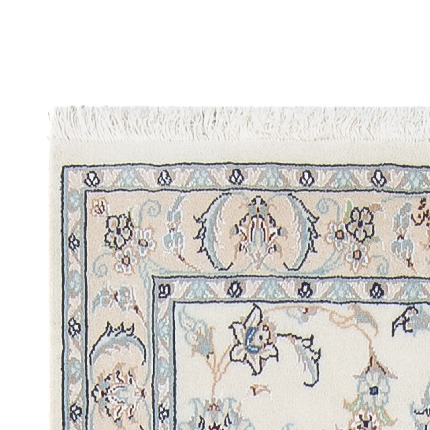 Alfombra de pasillo Alfombra Persa - Nain - Prima - 292 x 81 cm - crema