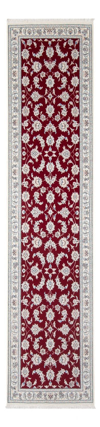 Alfombra de pasillo Alfombra Persa - Nain - Prima - 312 x 81 cm - rojo