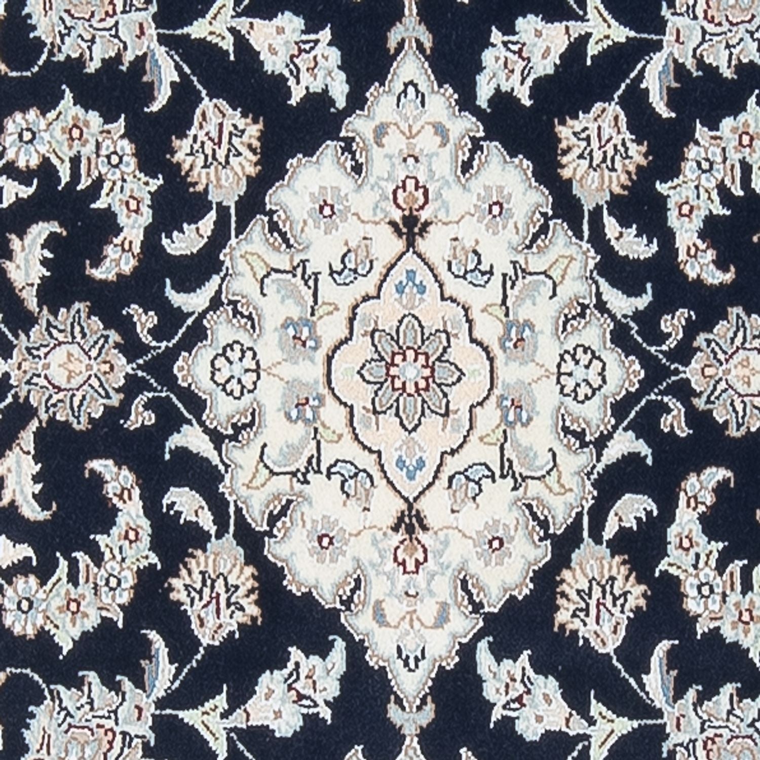 Alfombra de pasillo Alfombra Persa - Nain - Prima - 300 x 80 cm - azul oscuro