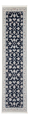 Alfombra de pasillo Alfombra Persa - Nain - Prima - 290 x 81 cm - azul oscuro