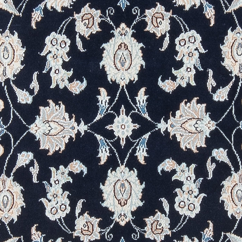 Alfombra de pasillo Alfombra Persa - Nain - Prima - 302 x 80 cm - azul oscuro