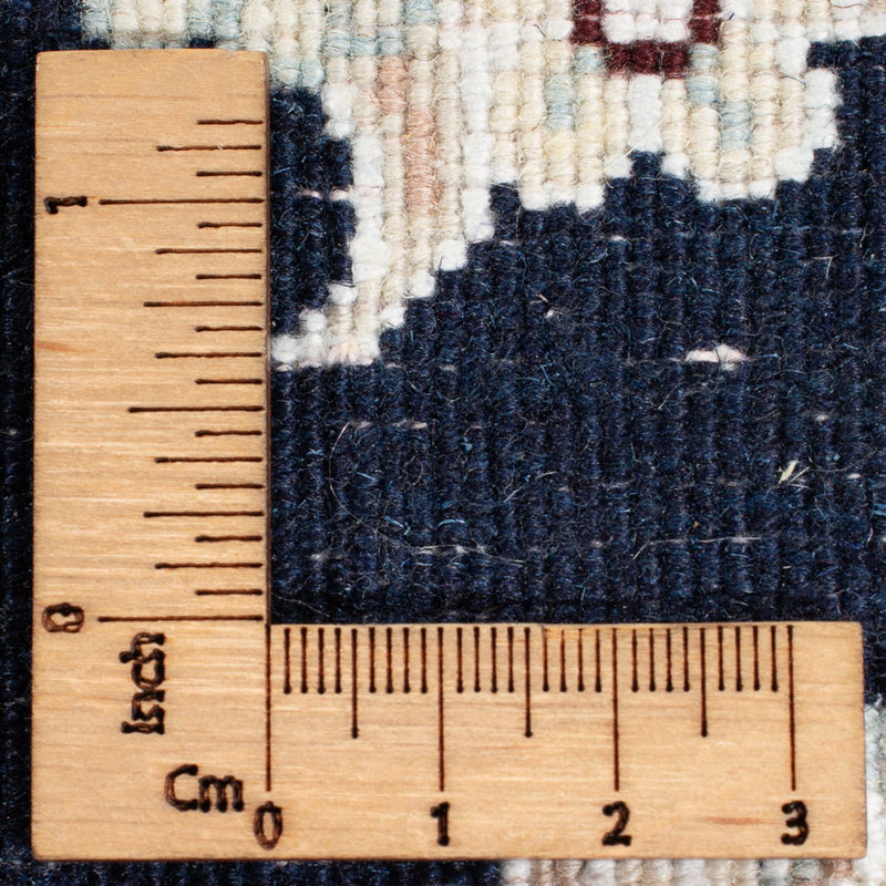 Alfombra de pasillo Alfombra Persa - Nain - Prima - 302 x 80 cm - azul oscuro
