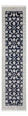 Alfombra de pasillo Alfombra Persa - Nain - Prima - 302 x 82 cm - azul oscuro
