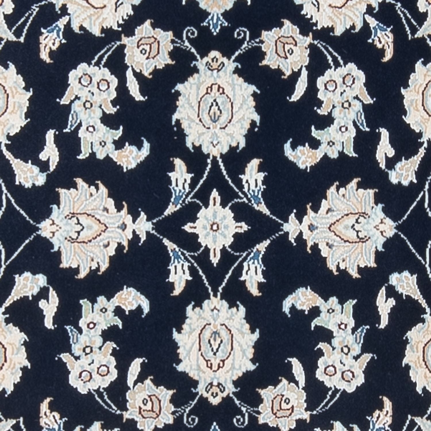 Alfombra de pasillo Alfombra Persa - Nain - Prima - 302 x 82 cm - azul oscuro