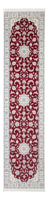 Alfombra de pasillo Alfombra Persa - Nain - Prima - 302 x 82 cm - rojo