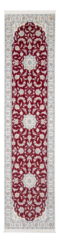 Alfombra de pasillo Alfombra Persa - Nain - Prima - 302 x 82 cm - rojo