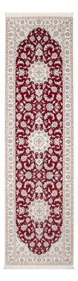Alfombra de pasillo Alfombra Persa - Nain - Prima - 297 x 92 cm - rojo