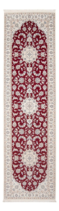 Alfombra de pasillo Alfombra Persa - Nain - Prima - 297 x 92 cm - rojo