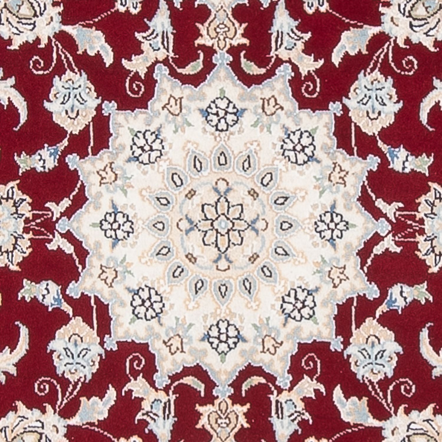 Alfombra de pasillo Alfombra Persa - Nain - Prima - 297 x 92 cm - rojo