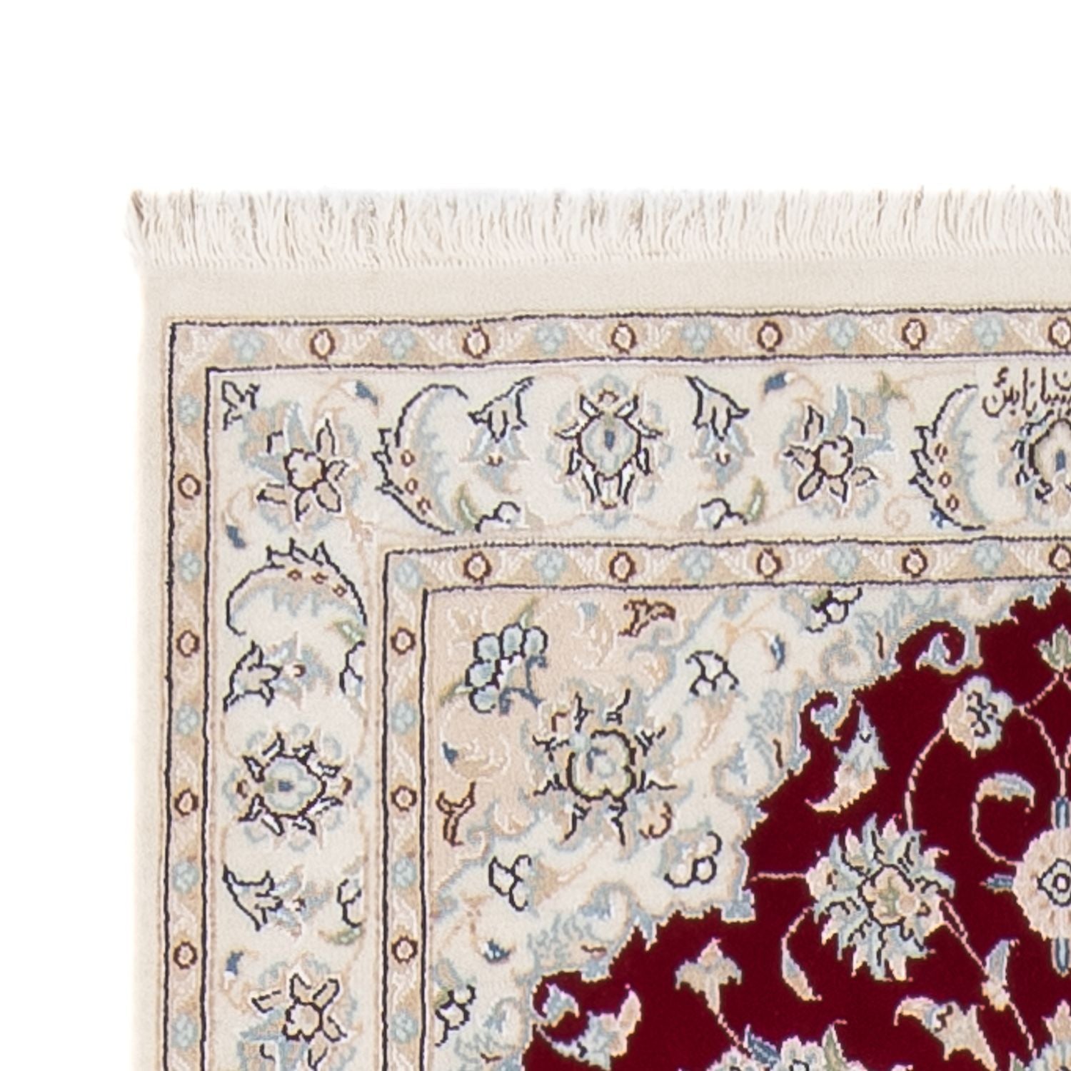 Alfombra de pasillo Alfombra Persa - Nain - Prima - 297 x 92 cm - rojo