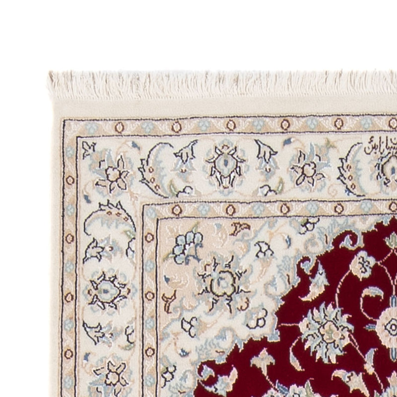 Alfombra de pasillo Alfombra Persa - Nain - Prima - 297 x 92 cm - rojo