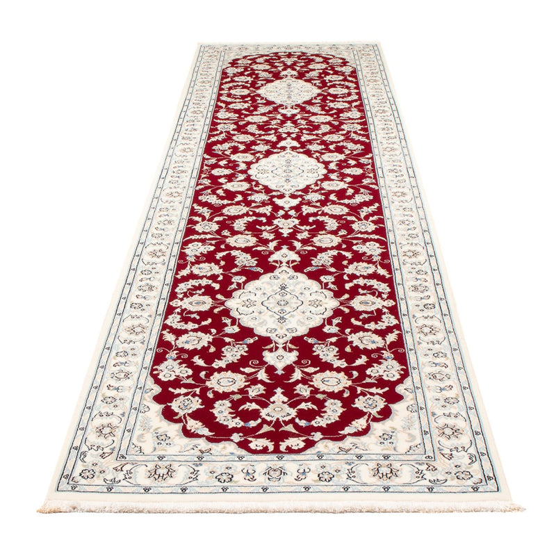Alfombra de pasillo Alfombra Persa - Nain - Prima - 354 x 86 cm - rojo