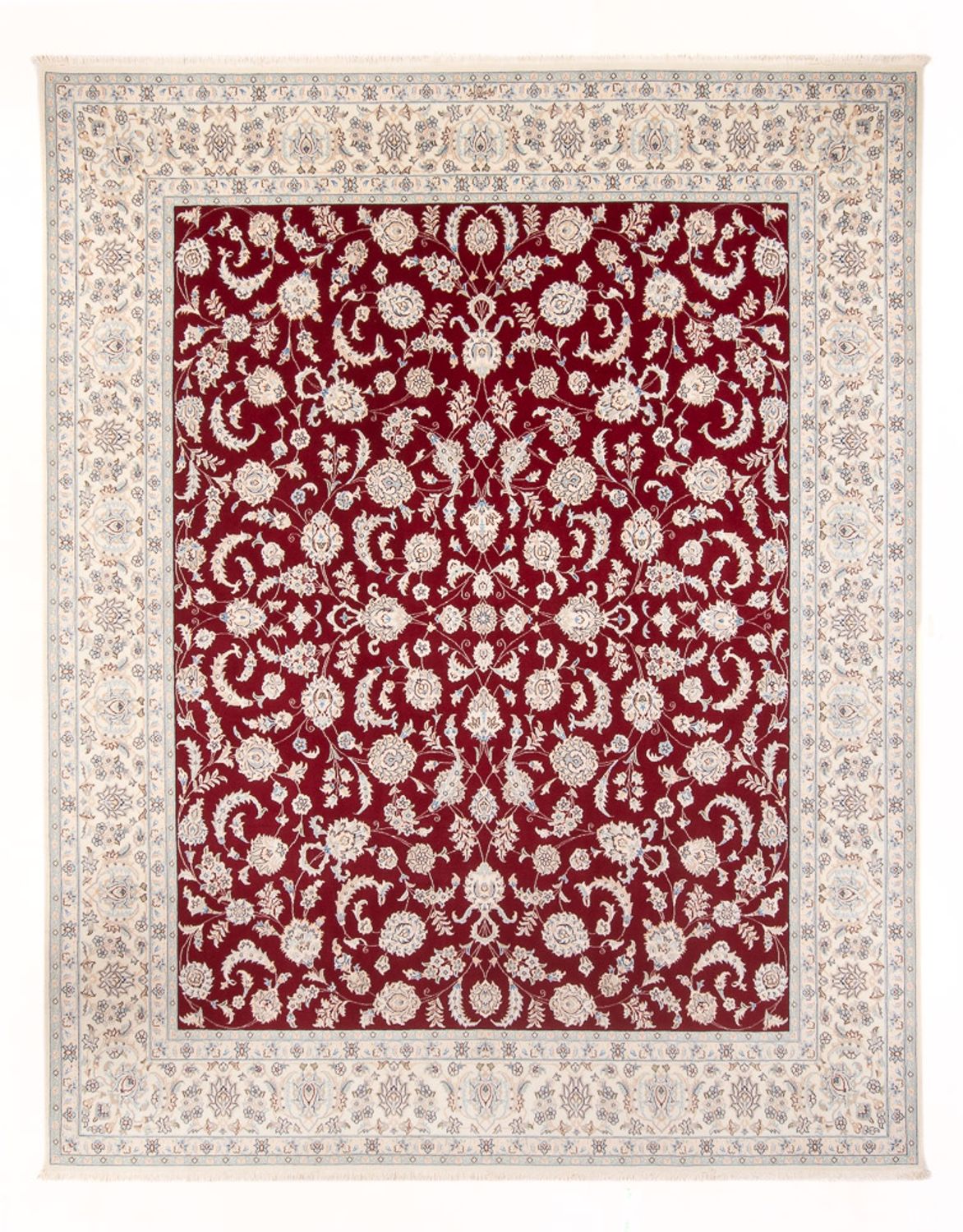 Alfombra Persa - Nain - Prima - 300 x 248 cm - rojo