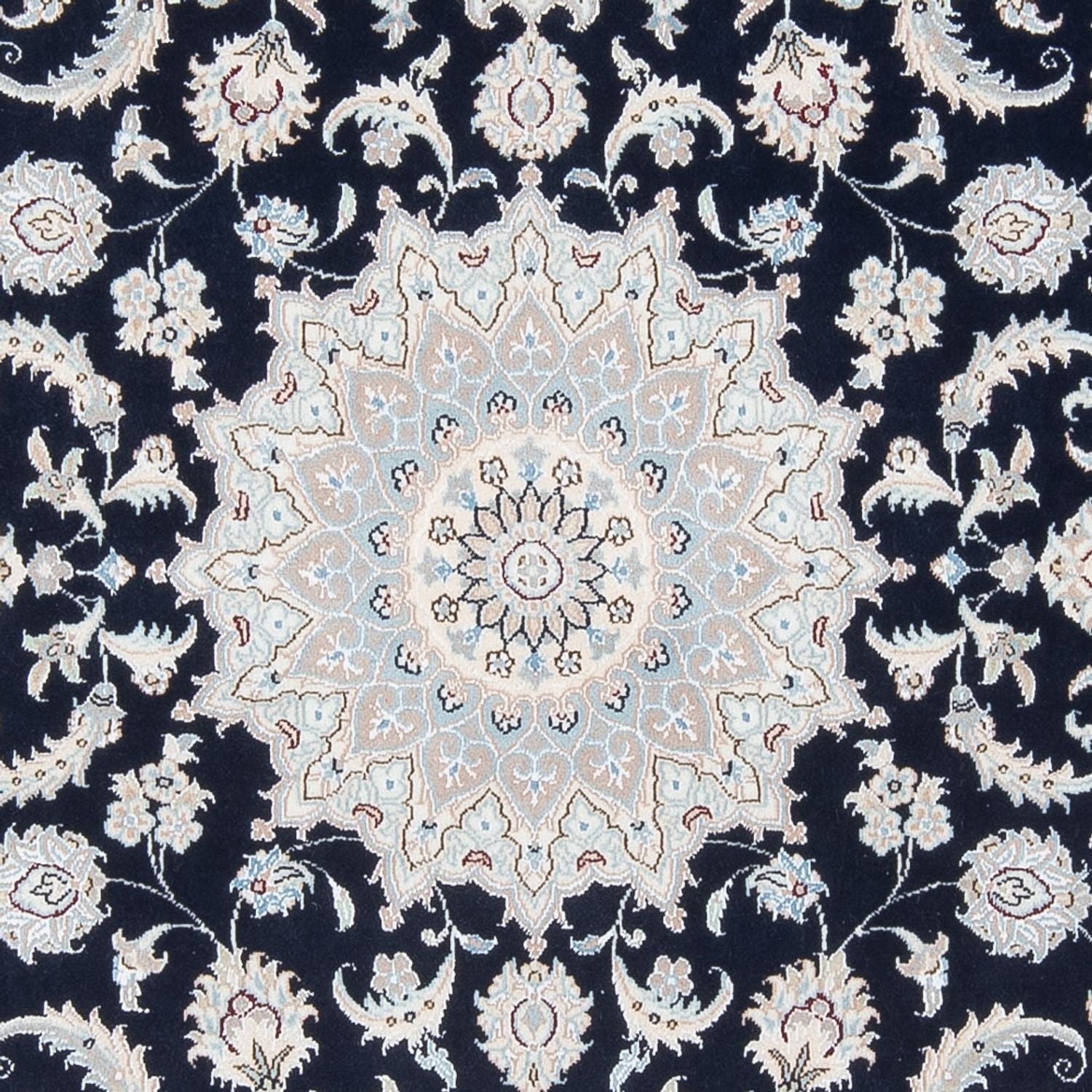 Alfombra Persa - Nain - Prima - 200 x 150 cm - azul oscuro