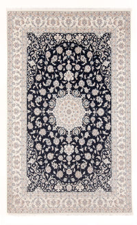 Alfombra Persa - Nain - Prima - 301 x 202 cm - azul oscuro