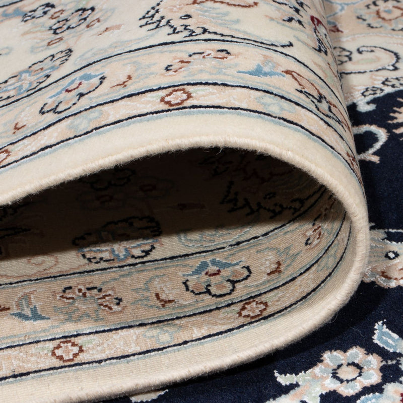 Alfombra Persa - Nain - Prima - 301 x 202 cm - azul oscuro