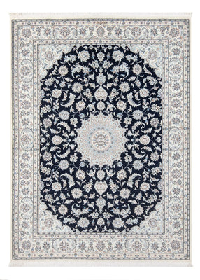 Alfombra Persa - Nain - Prima - 199 x 149 cm - azul oscuro