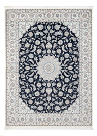 Alfombra Persa - Nain - Prima - 199 x 149 cm - azul oscuro