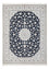 Alfombra Persa - Nain - Prima - 199 x 149 cm - azul oscuro