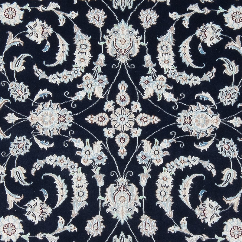 Alfombra Persa - Nain - Prima - 196 x 151 cm - azul oscuro