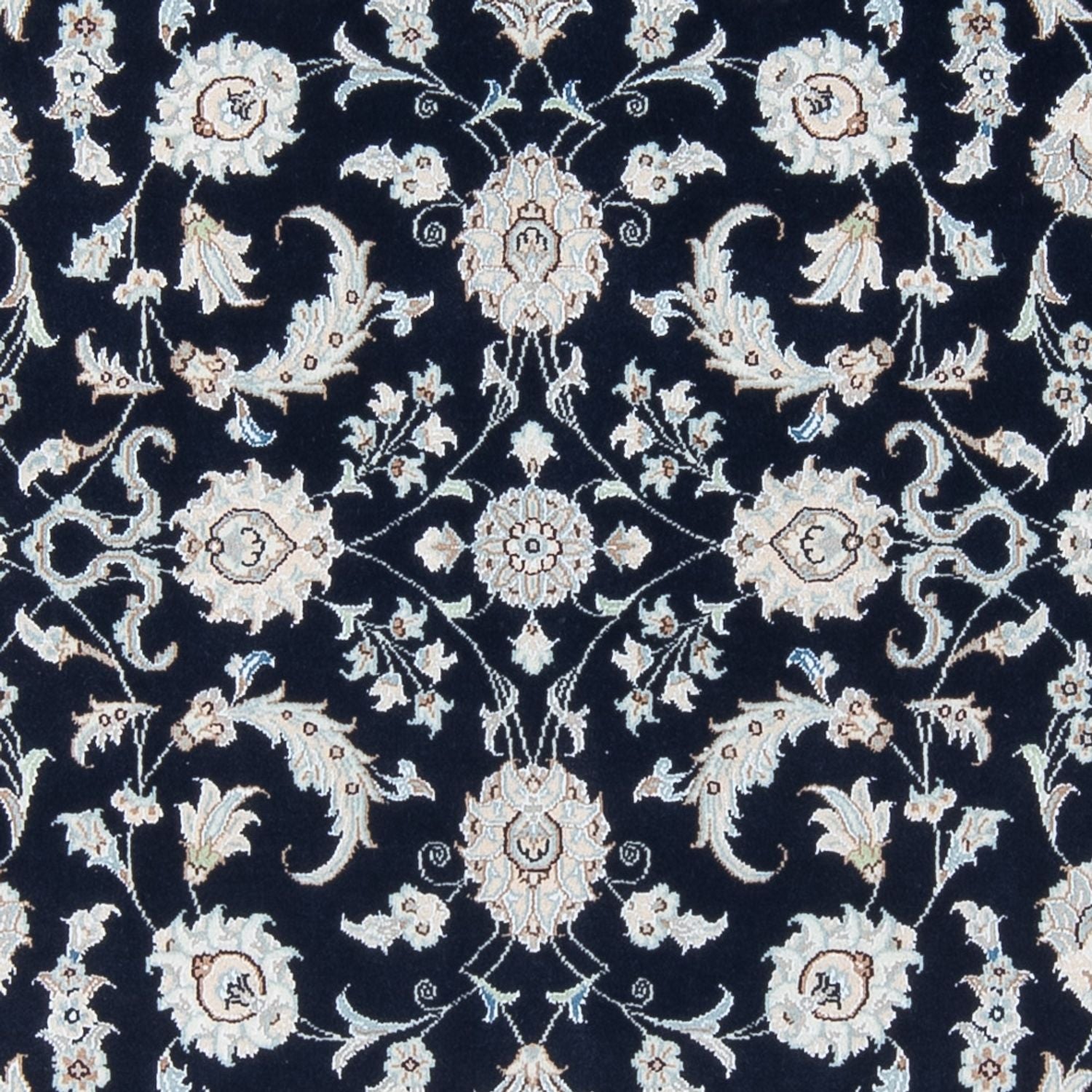 Alfombra Persa - Nain - Prima - 203 x 150 cm - azul oscuro