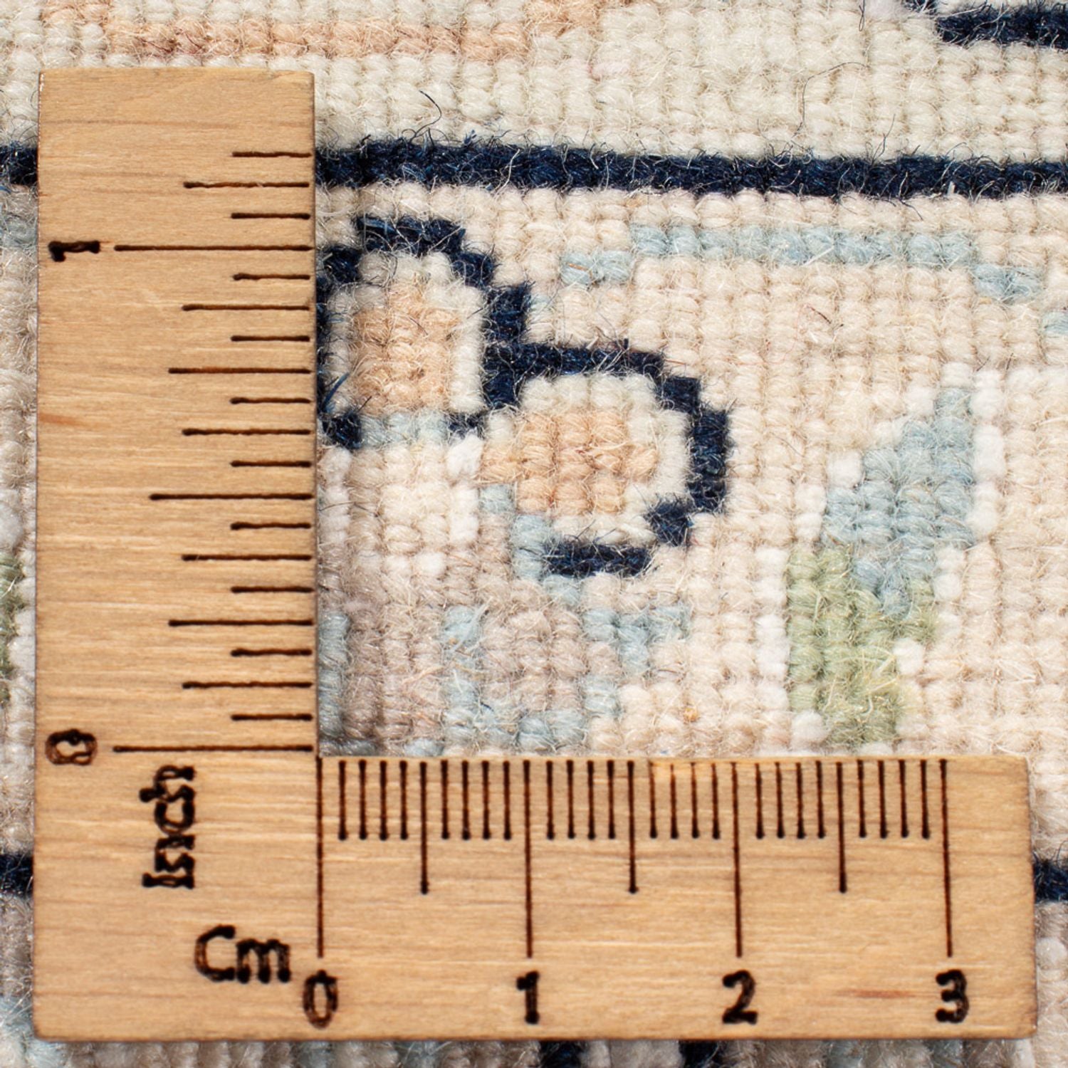 Alfombra Persa - Nain - Prima - 196 x 148 cm - azul oscuro