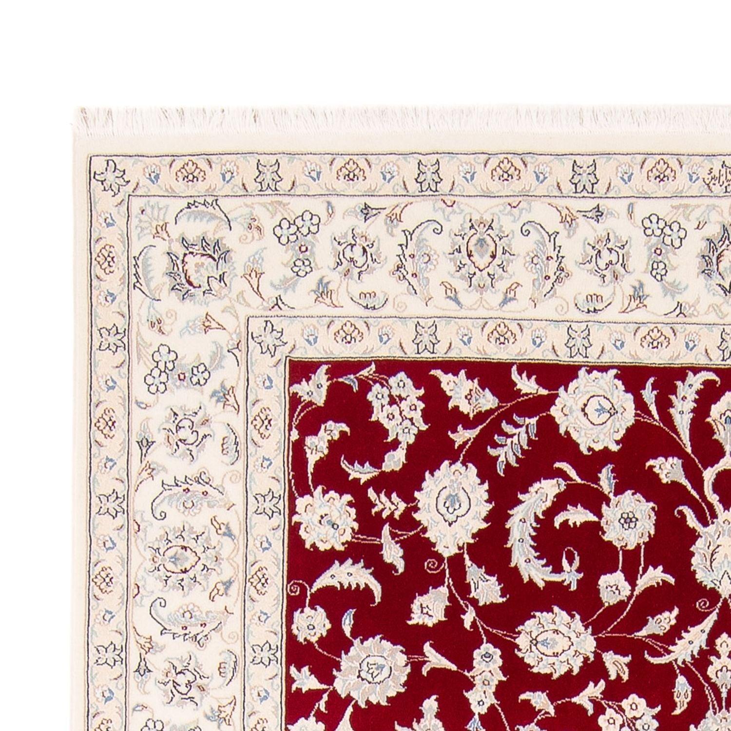 Alfombra persa - Nain - 234 x 170 cm - rojo