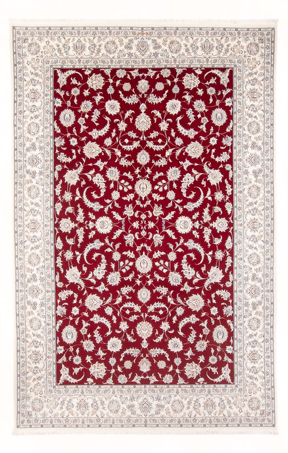 Alfombra Persa - Nain - Prima - 291 x 198 cm - rojo