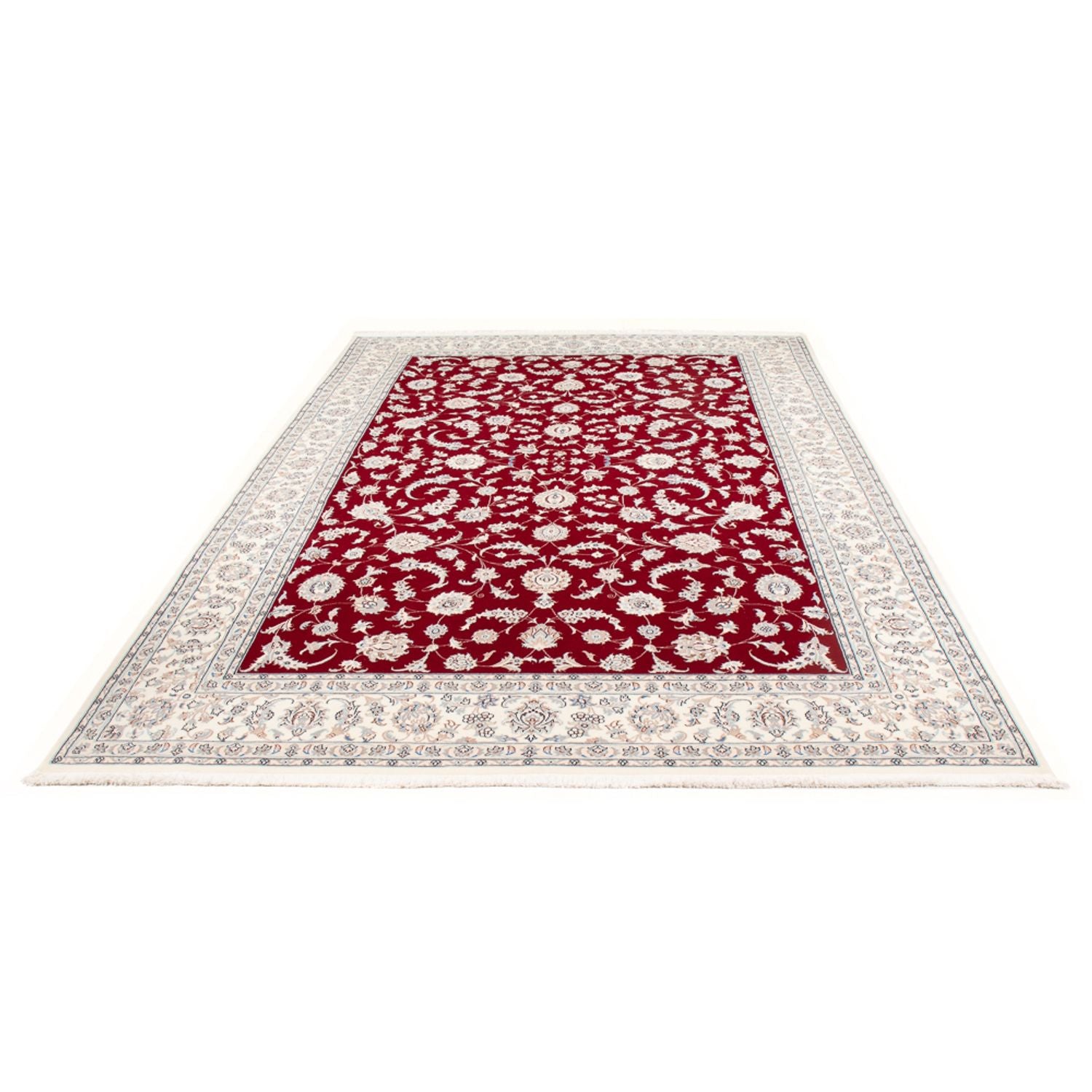 Alfombra Persa - Nain - Prima - 291 x 198 cm - rojo