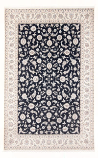 Alfombra Persa - Nain - Prima - 297 x 200 cm - azul oscuro