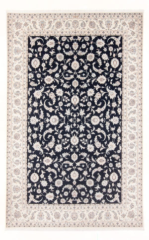 Alfombra Persa - Nain - Prima - 297 x 200 cm - azul oscuro