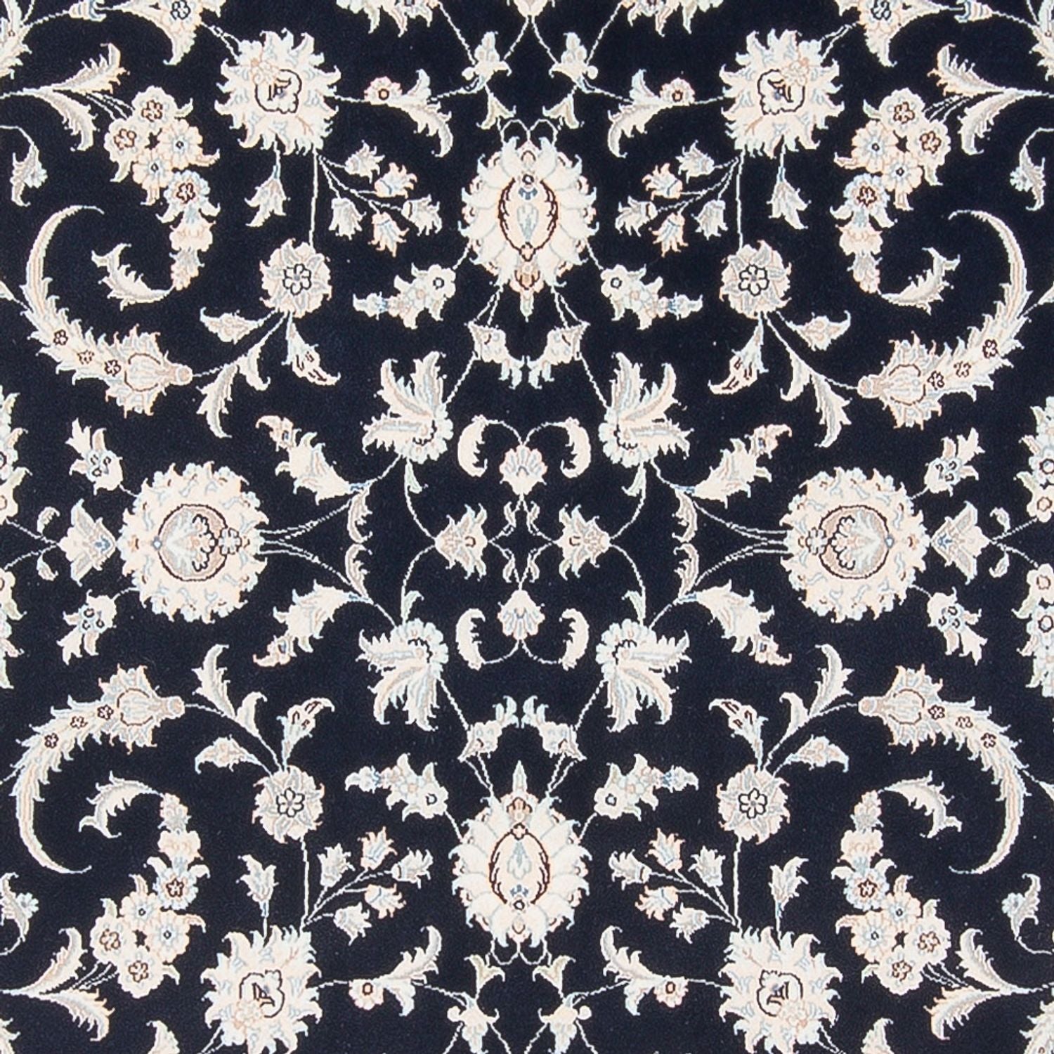 Alfombra Persa - Nain - Prima - 297 x 200 cm - azul oscuro