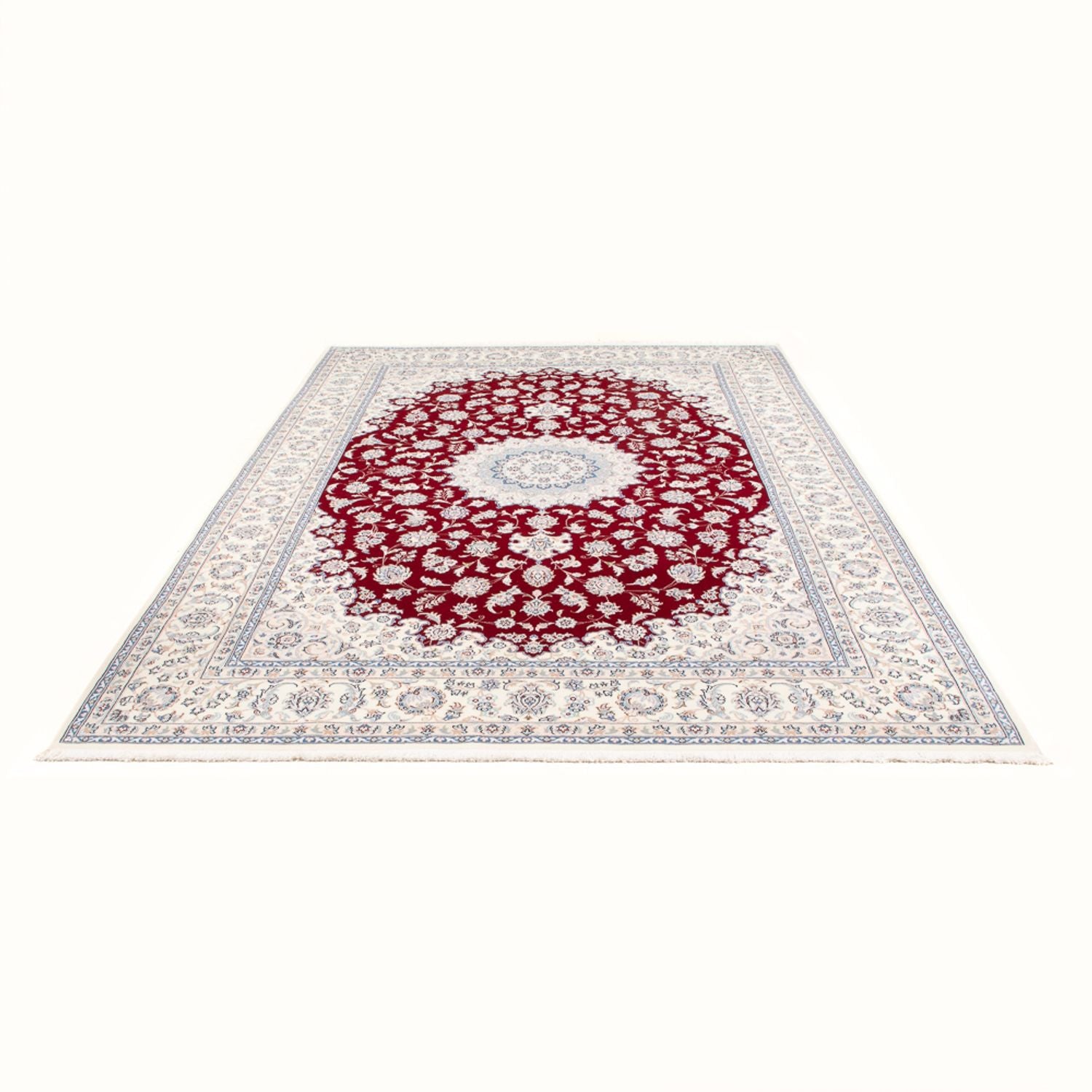 Alfombra Persa - Nain - Prima - 293 x 200 cm - rojo